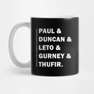 Dune name list Mug